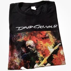 David Gilmour Band T-Shirt from Pink Floyd Rattle That Lock 2016 Womens T-Shirt